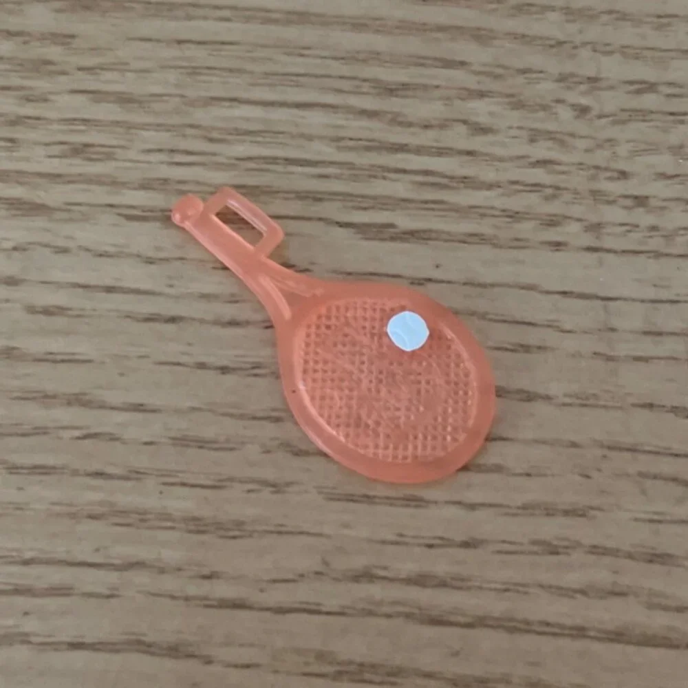 Vtg Polly Pocket Miniature Accessory Set Hangers Gifts Tennis Racket and More